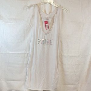 White “Bride” Tank Top